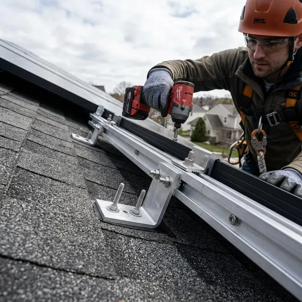 bevestigingsmateriaal voor zonnepanelen