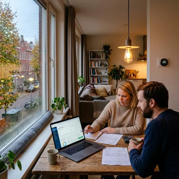 Wat betaal je gemiddeld per maand voor energie?