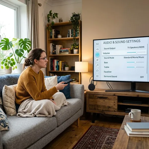 Chromecast geluid weer laten werken