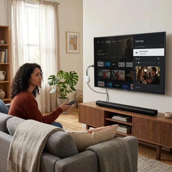 Geluidsinstellingen op Chromecast controleren