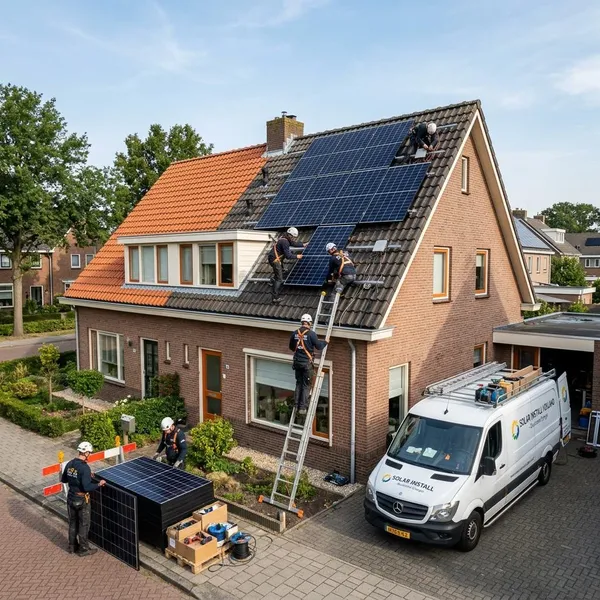 hoe lang duurt zonnepanelen plaatsen