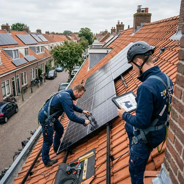 Hoe lang duurt zonnepanelen plaatsen gemiddeld