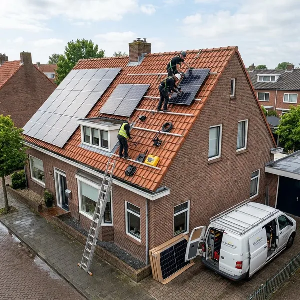 Wat de installatieduur van zonnepanelen bepaalt
