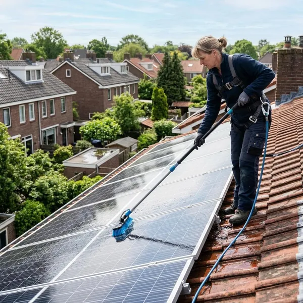 hoe vaak zonnepanelen schoonmaken