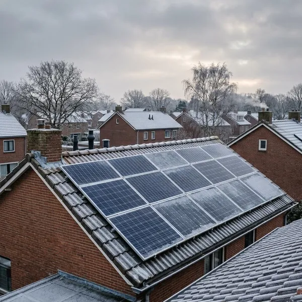 hoeveel kWh levert een zonnepaneel per dag in de winter