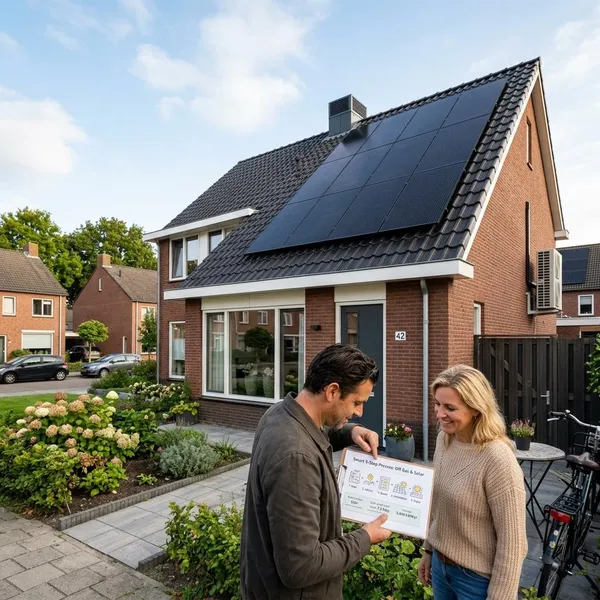 Zonnepanelen voor een gasloos huis kiezen in vijf stappen