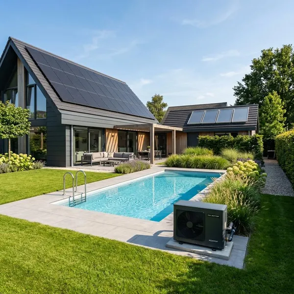 hoeveel zonnepanelen om zwembad te verwarmen