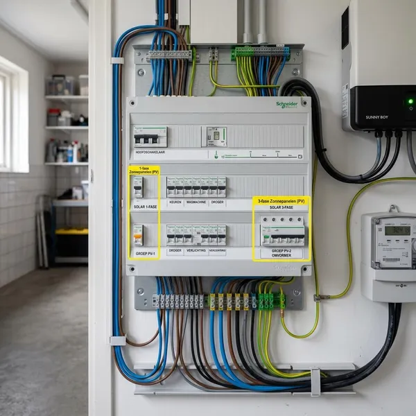 Wat 1 fase betekent voor zonnepanelen