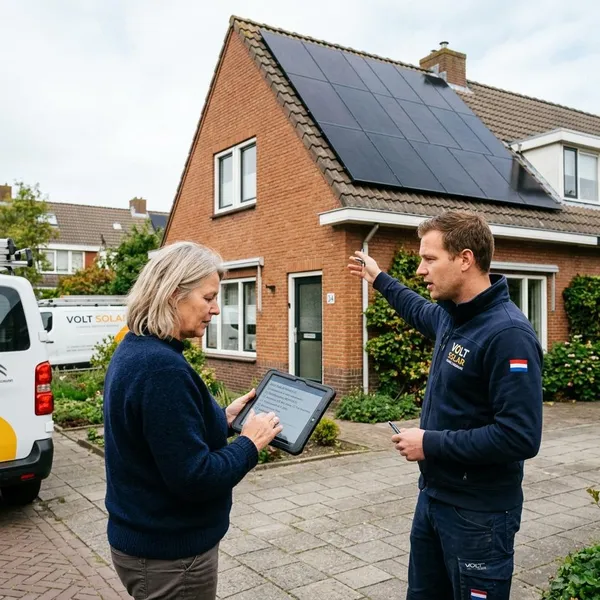 Wat een installateur van zonnepanelen doet