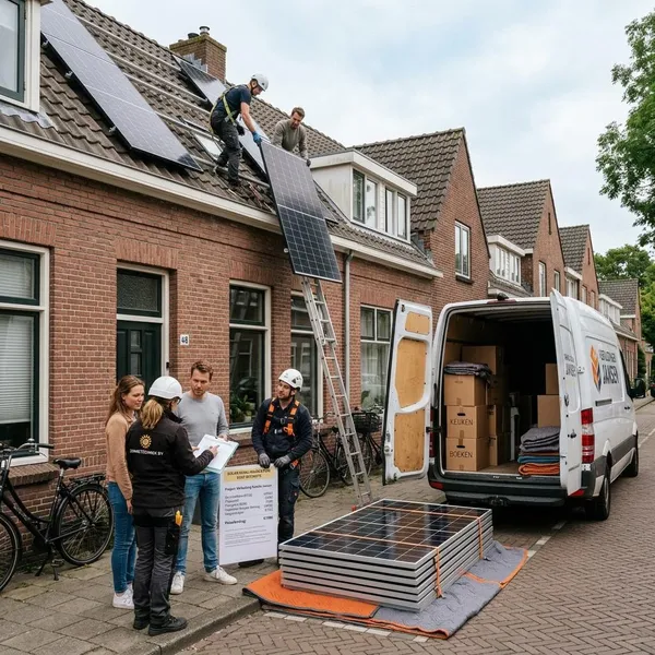 Wat zonnepanelen verhuizen kost