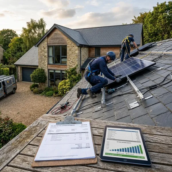 Hoe zonnepanelen op een leien dak worden gemonteerd