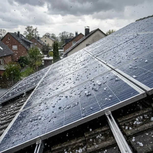 kunnen zonnepanelen tegen hagel