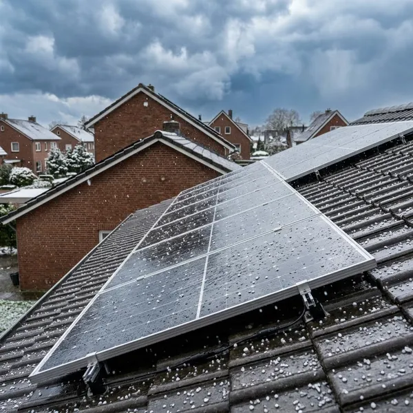 Is hagelschade aan zonnepanelen verzekerd