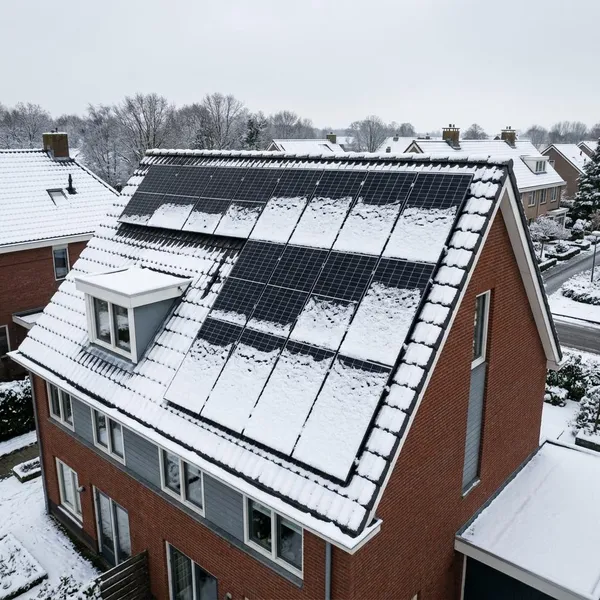moet je sneeuw van zonnepanelen halen