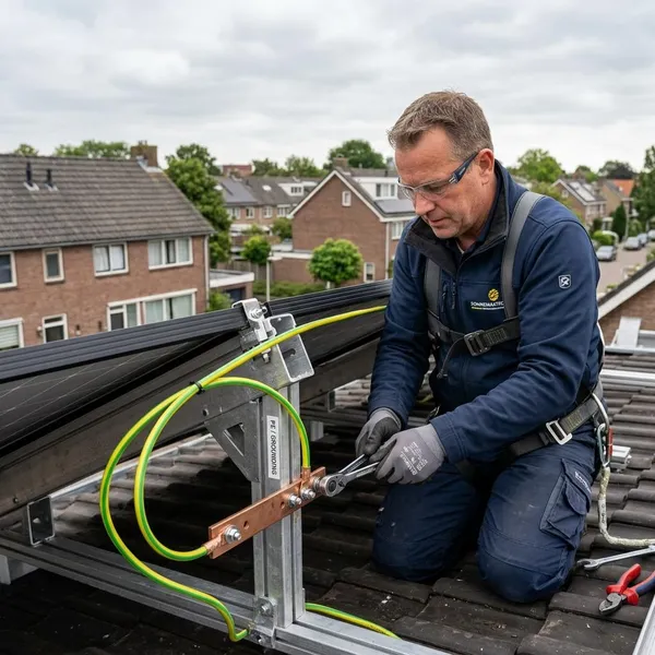 moeten zonnepanelen geaard worden