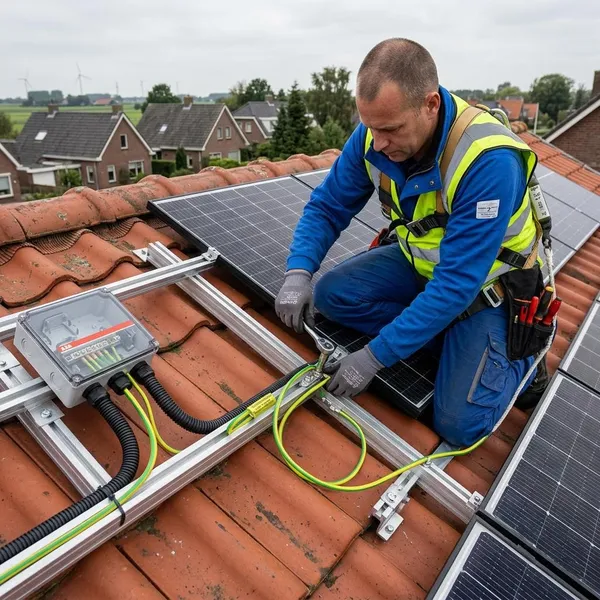 Wat aarden bij zonnepanelen betekent