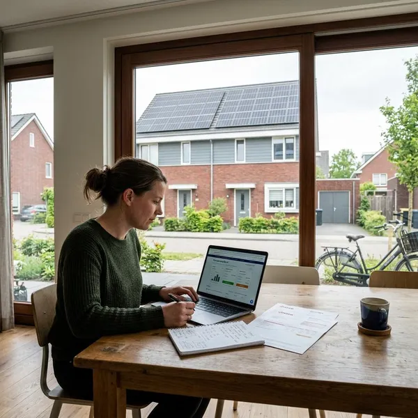 stroom vergelijken met zonnepanelen