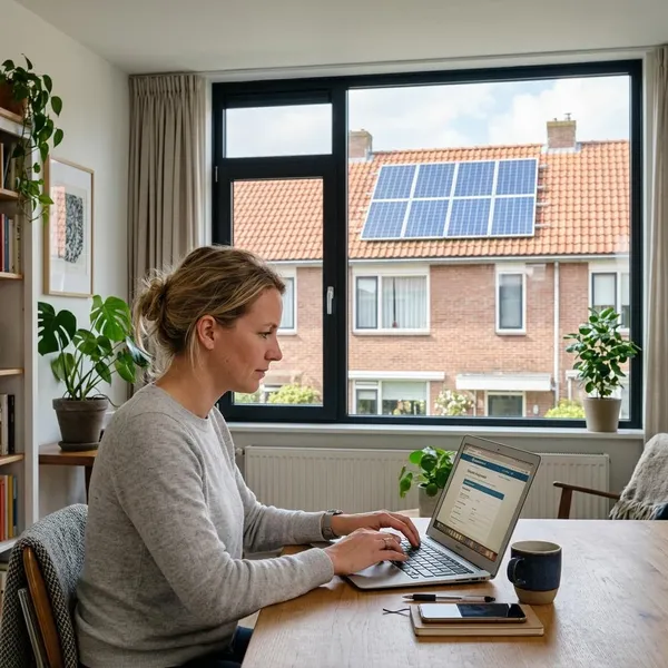 Zonnepanelen aanmelden via Energieleveren.nl