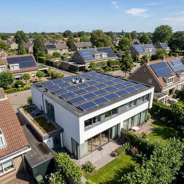 Beste ligging op een schuin dak