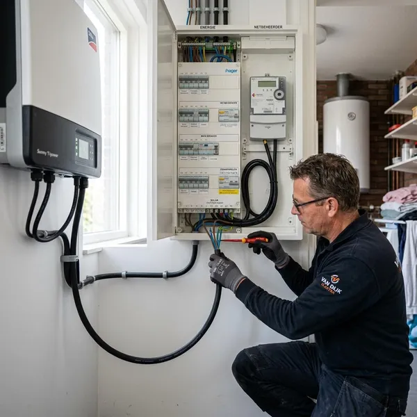 welke kabel voor zonnepanelen naar meterkast