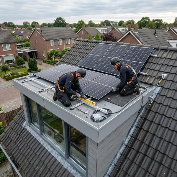 zonnepanelen op dakkapel plaatsen